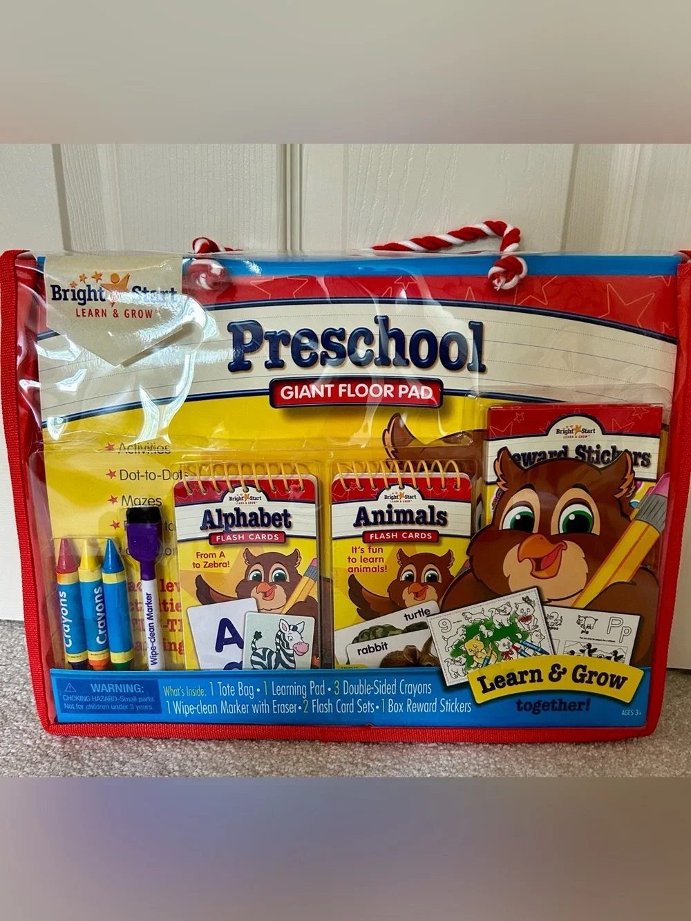 Bundle-NEW Bright Start Preschool Set, Finding Dory Art Set, Pop N Hop Game